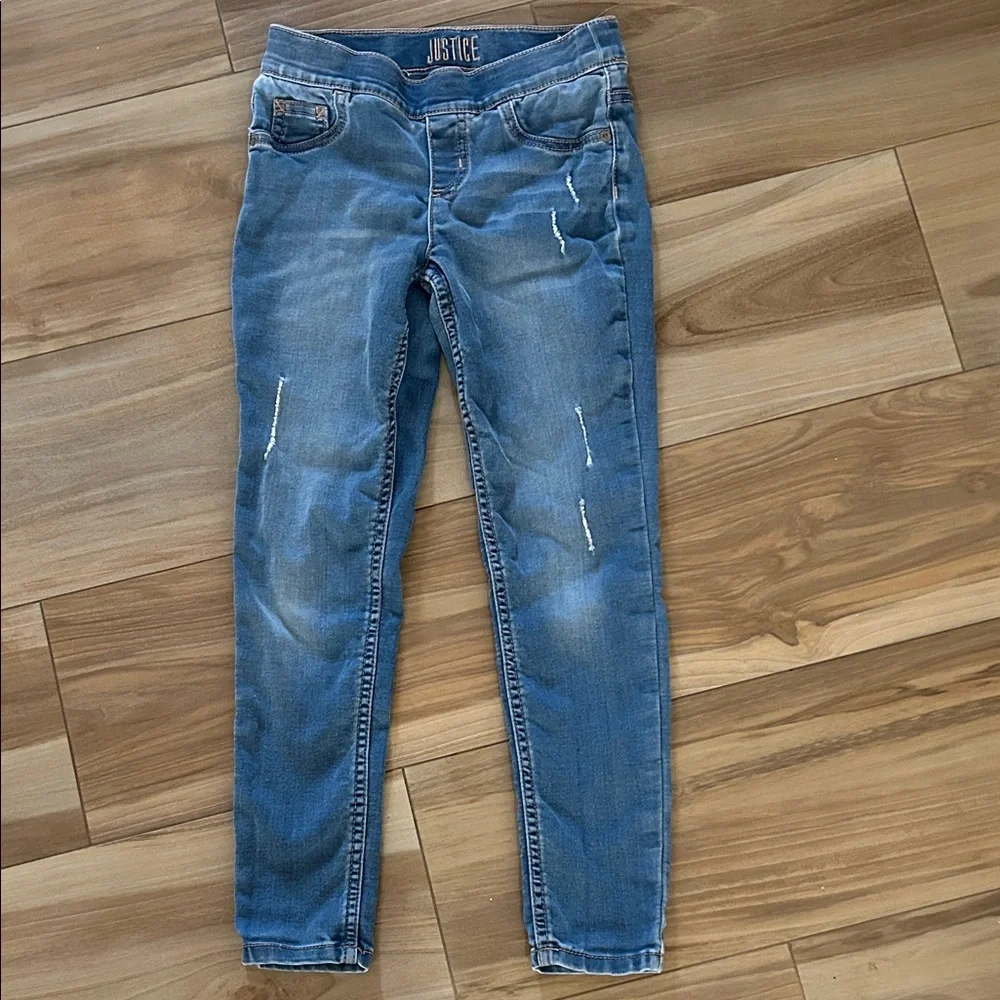 Justice Distressed Skinny Jeans